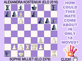 World Chess Champion Alexandra Kosteniuk comments her miniature against Milliet in Corsica