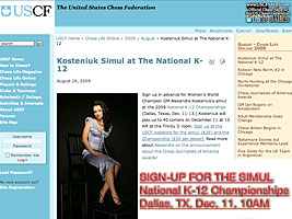 World Chess Champion and Chess Queen Alexandra Kosteniuk will give a chess simul in Dallas
