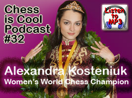 Listen to Alexandra's chess is cool audio podcast