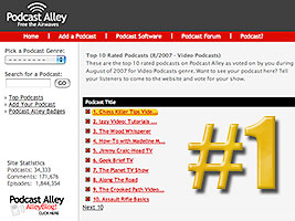 the new chess video podcast chess  killer tips is voted Number 1 at Podcast Alley