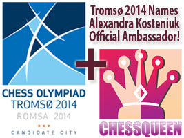 Alexandra Kosteniukhas been named ambassador for Tromso 2014