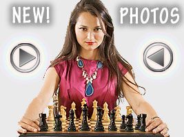 World Chess Champion and Chess Queen Alexandra Kosteniuk has advertising contracts
