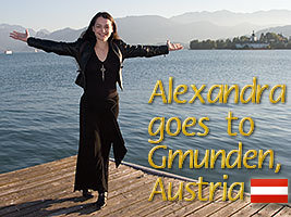 Chess Grandmaster Alexandra Kosteniuk was in Gmunden, Austria