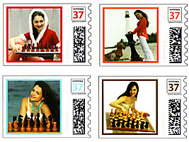 Alexandra Kosteniuk valid USA Stamps